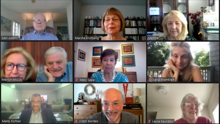 Past President Zoom call
