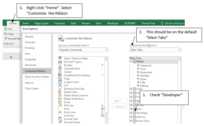 Clear buttons description Alignment group MS Excel 2016