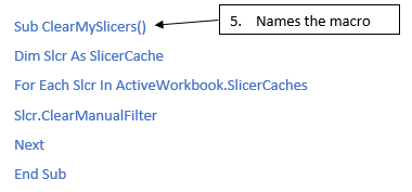 Name Macro Example