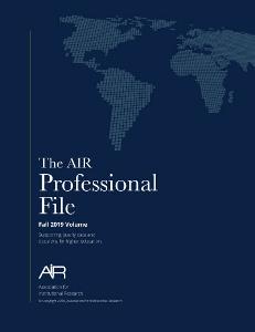 AIR Professional File Fall 2019 AIR Professional File Fall 2019