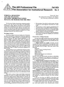APF-003-1979-Fall_Formula-Budgeting-and-the-Financing-of-Public-Higher-Education-Panacea-or-Nemesis-for-the-1980s