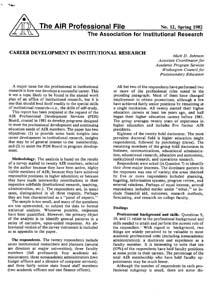 APF-012-1982-Spring_Career-Development-in-Institutional-Research