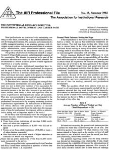 APF-013-1982-Summer_The-Institutional-Research-Director-Professional-Development-and-Career-Path