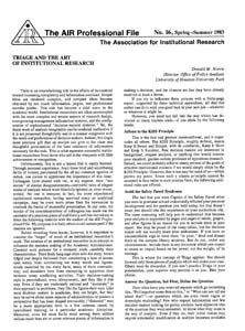 APF-016-1983-Spring_Triage-and-the-Art-of-Institutional-Research