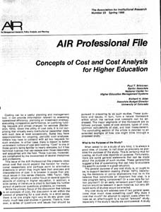 APF-023-1986-Spring_Concepts-of-Cost-and-Cost-Analysis-for-Higher-Education APF-023-1986-Spring_Concepts-of-Cost-and-Cost-Analysis-for-Higher-Education