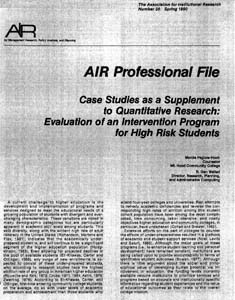 APF-035-1990-Spring_Case-Studies-as-a-Supplement-to-Quantitative-Research-Evaluation-of-an-Intervention-Program-for-High-Risk-Students