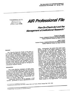 APF-048-1993-Spring_Plan-Do-Check-Act-and-the-Management-of-Institutional-Research