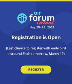 AIR Forum Virtual - Registration is Open