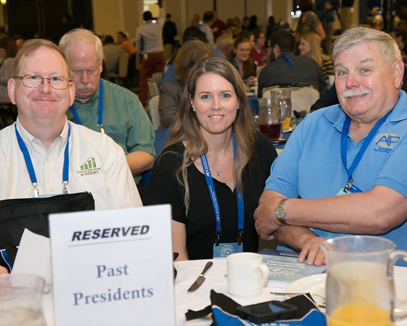 Bill Knight at the AIR Forum with friends and colleagues