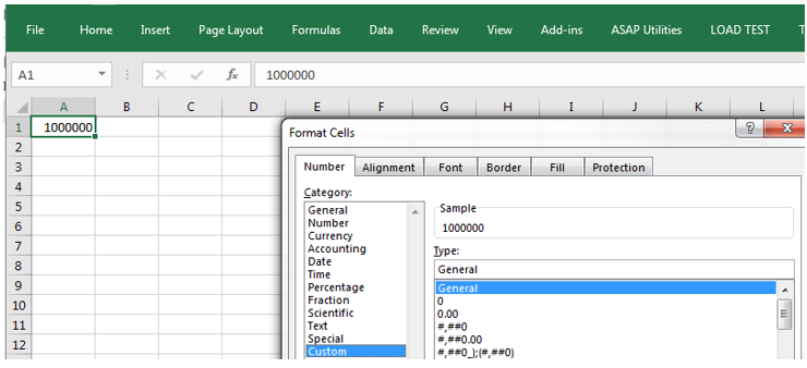 Excel Chart Number Format Millions