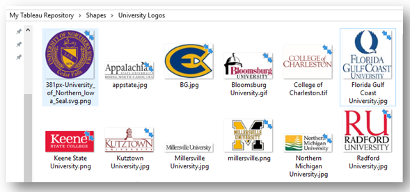 Various University Logos