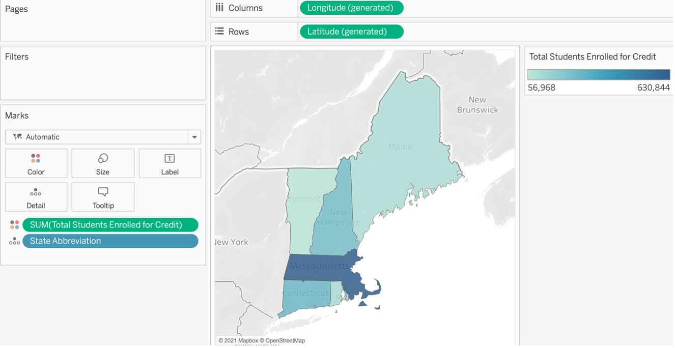 Mapping Enrollment by Geographic Area 
