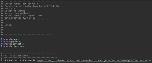 Reading data file using ‘read_csv’ and ‘url’ 