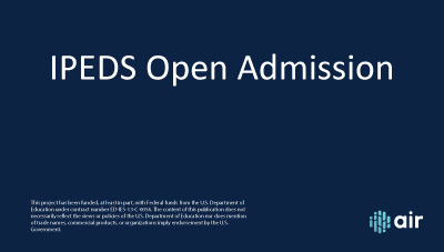 IC Header Open Admission
