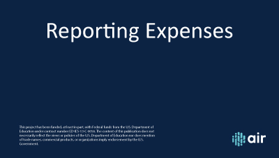 AL-Reporting-Expenses