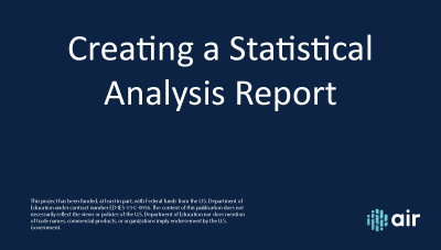 DFR-Creating-a-Statistical-Analysis-Report