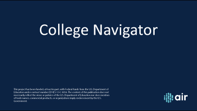 College Navigator