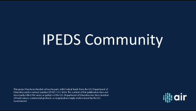IPEDS Community