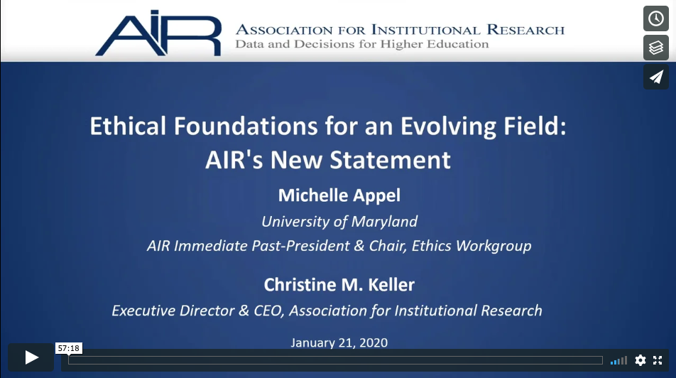 Ethical Foundations for an Evolving Field: AIR’s New Statement